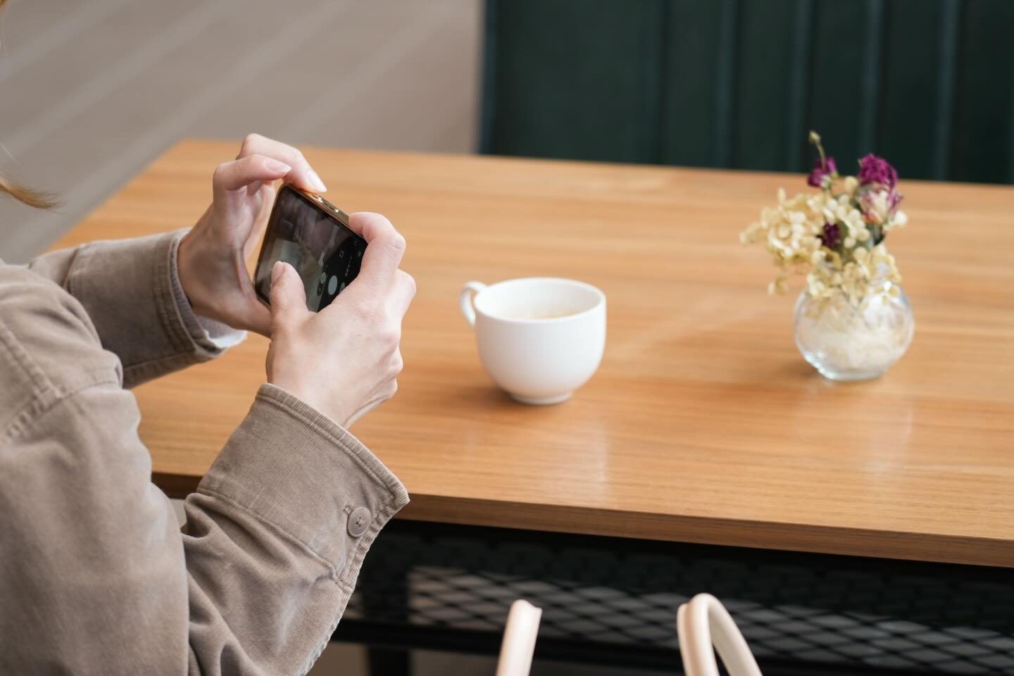 参加者がスマホで撮影を実践